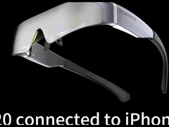 HDMI Video Input AR Smart Glasses 1080P Rozdzielczość głowicowy wyświetlacz