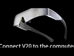 0.49 cali 1080P AR Smart Glasses 2000 Nits Z Interfejsem HDMI