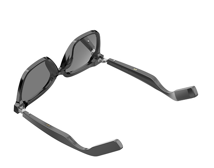 10 godzin Czarny Smart Music Bluetooth Okulary słoneczne z wysoką pojemnością połączenia 110mAh*2 Bluetooth Wersja BT 5.3