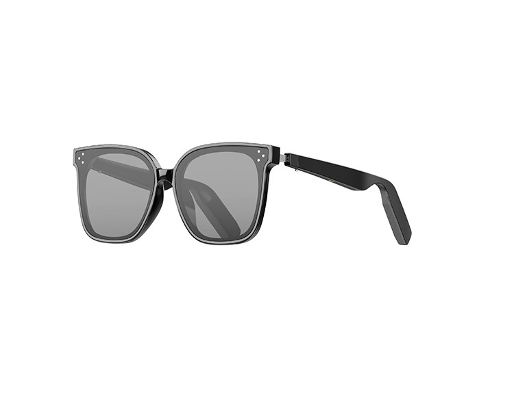 Czarny UV 400 BT 5.3 Akumulator 8-10 godzin Smart Bluetooth okulary słoneczne do słuchania muzyki