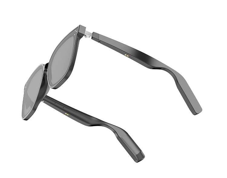 Czarny UV 400 BT 5.3 Akumulator 8-10 godzin Smart Bluetooth okulary słoneczne do słuchania muzyki