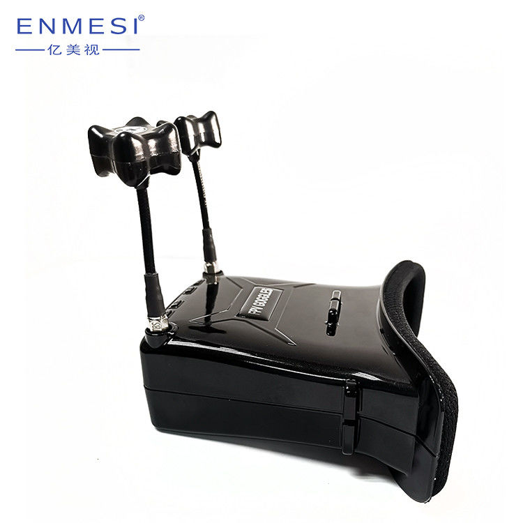 5.8G Odbieranie wideo FPV Drone Gogle Ekran TFT Dwie anteny Okulary wideo 1.8W