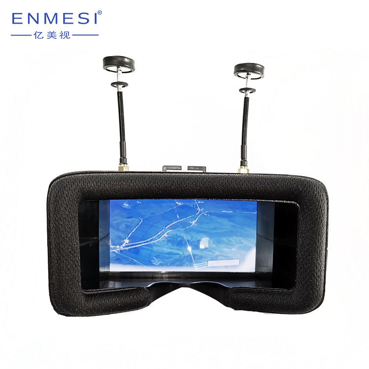 AV In FPV Drone Gogle 4,3-calowy monitor TFT o wysokiej rozdzielczości i dużym rozmiarze z opaską na głowę