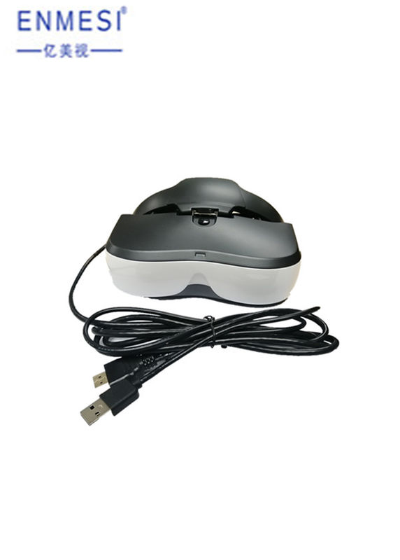 Optyczny wyświetlacz montowany na głowie Close Eye Wejście HDMI Podwójny wyświetlacz HD Hełm VR 50° FOV