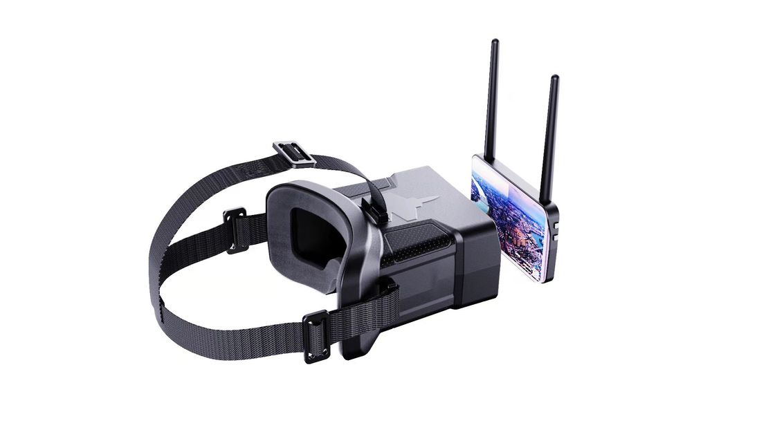 480x272 HD Rozdzielczość 0-120° FOV Okulary FPV z akumulatorem o pojemności 600 mAh do słuchawki dronowej