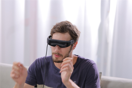 Niestandardowe okulary rzeczywistości 3D VR 1080P 43 stopnie FOV Head Mounted Display