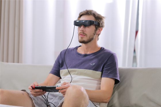 Okulary 3D 1080P HDMI & TYPE C 1800 Nits VR Smart Glasses For Video / Games