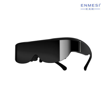 Okulary 3D Virtual Reality Wyświetlacz montowany na głowie 40 ° FOV LCOS Wejście USB C Inteligentne okulary