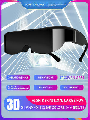 Okulary VR z ekranem HMD 1280 * 720 1,7 W 4000 mAh Inteligentne okulary wideo 3D