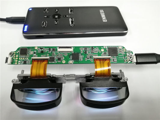 0,7-calowy moduł OLED LVDS 3000nits Interfejs USB-C z mikrowyświetlaczem do okularów AR